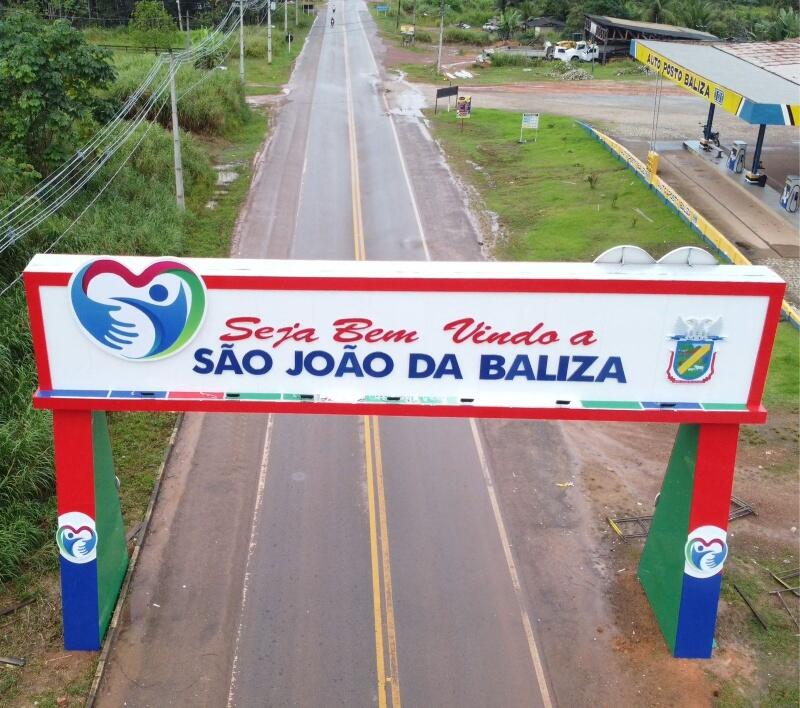 Portal de boas-vindas à cidade de São João da Baliza